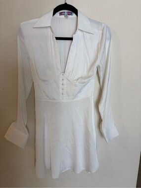 Urban Outfitters corset dress white XS